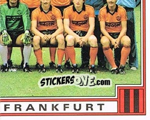 Sticker Mannschaft (4) - German Football Bundesliga 1981-1982 - Panini