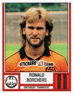 Cromo Ronald Borchers - German Football Bundesliga 1981-1982 - Panini