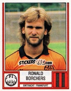 Sticker Ronald Borchers - German Football Bundesliga 1981-1982 n. 169 - Panini
