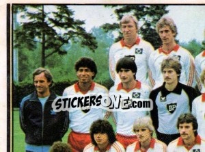 Sticker Mannschaft (1) - German Football Bundesliga 1981-1982 - Panini
