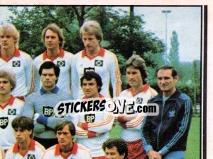 Cromo Mannschaft (2) - German Football Bundesliga 1981-1982 - Panini