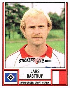 Sticker Lars Bastrup - German Football Bundesliga 1981-1982 n. 189 - Panini
