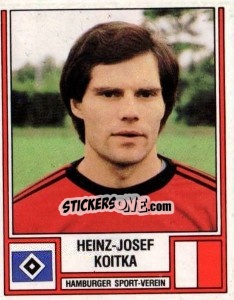 Figurina Heinz-Josef Koitka - German Football Bundesliga 1981-1982 - Panini