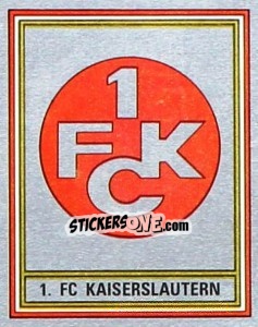 Sticker Wappen - German Football Bundesliga 1981-1982 - Panini