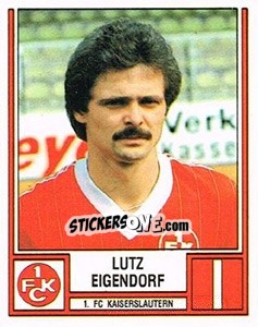 Cromo Lutz Eigendorf - German Football Bundesliga 1981-1982 - Panini