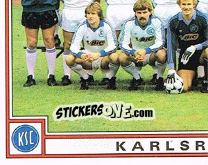 Sticker Mannschaft (3) - German Football Bundesliga 1981-1982 - Panini