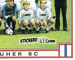 Sticker Mannschaft (4) - German Football Bundesliga 1981-1982 - Panini