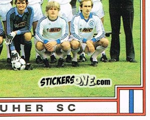 Sticker Mannschaft (4) - German Football Bundesliga 1981-1982 n. 218 - Panini