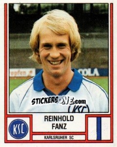 Sticker Reinhold Fanz - German Football Bundesliga 1981-1982 n. 219 - Panini