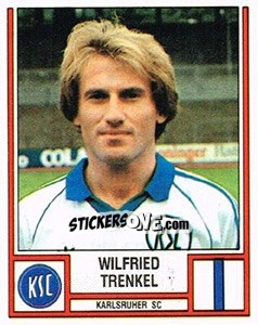Sticker Wilfried Trenkel - German Football Bundesliga 1981-1982 n. 224 - Panini