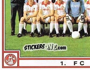 Sticker Mannschaft (3) - German Football Bundesliga 1981-1982 - Panini