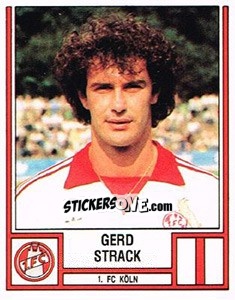 Sticker Gerd Strack - German Football Bundesliga 1981-1982 n. 238 - Panini