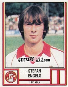 Sticker Stefan Engels - German Football Bundesliga 1981-1982 - Panini