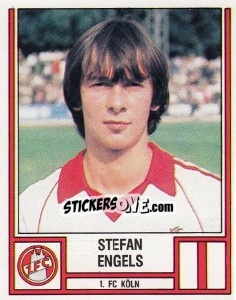 Sticker Stefan Engels - German Football Bundesliga 1981-1982 n. 250 - Panini