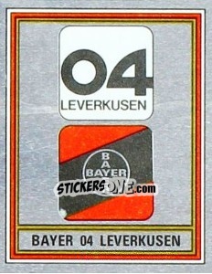 Sticker Wappen - German Football Bundesliga 1981-1982 - Panini