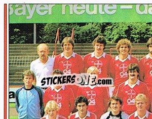 Sticker Mannschaft (1) - German Football Bundesliga 1981-1982 - Panini