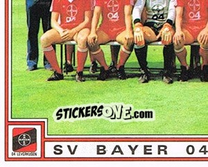 Sticker Mannschaft (3) - German Football Bundesliga 1981-1982 - Panini