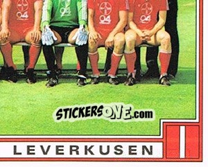 Sticker Mannschaft (4) - German Football Bundesliga 1981-1982 - Panini