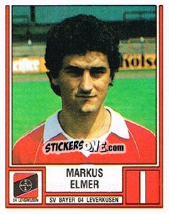 Cromo Markus Elmer - German Football Bundesliga 1981-1982 n. 260 - Panini
