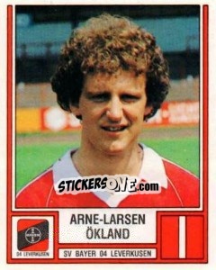 Sticker Arne-Larsen Ökland - German Football Bundesliga 1981-1982 n. 265 - Panini