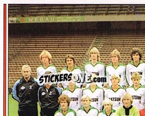 Sticker Mannschaft (1) - German Football Bundesliga 1981-1982 n. 272 - Panini