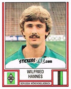 Sticker Wilfried Hannes - German Football Bundesliga 1981-1982 n. 276 - Panini