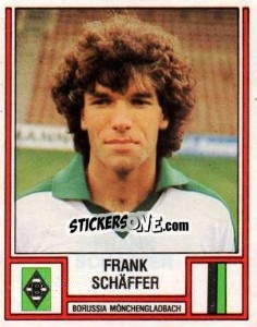 Sticker Frank Schäfer - German Football Bundesliga 1981-1982 - Panini