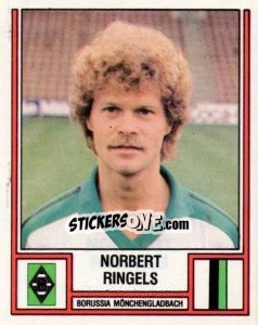 Sticker Norbert Ringels - German Football Bundesliga 1981-1982 - Panini