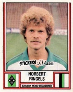 Sticker Norbert Ringels - German Football Bundesliga 1981-1982 n. 279 - Panini