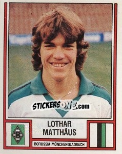 Sticker Lothar Matthäus - German Football Bundesliga 1981-1982 n. 280 - Panini