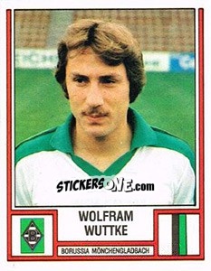 Sticker Wolfram Wuttke - German Football Bundesliga 1981-1982 n. 283 - Panini