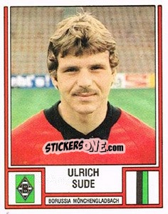 Sticker Ulrich Sude - German Football Bundesliga 1981-1982 n. 286 - Panini