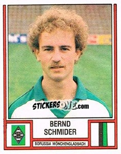 Sticker Bernd Schmider - German Football Bundesliga 1981-1982 n. 288 - Panini