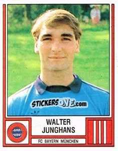 Sticker Walter Junghans - German Football Bundesliga 1981-1982 n. 290 - Panini
