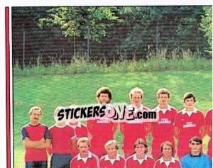 Sticker Mannschaft (1) - German Football Bundesliga 1981-1982 n. 291 - Panini