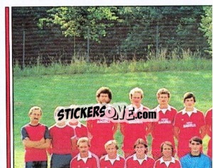 Sticker Mannschaft (1) - German Football Bundesliga 1981-1982 - Panini