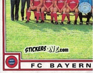 Sticker Mannschaft (3) - German Football Bundesliga 1981-1982 - Panini