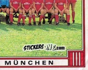 Sticker Mannschaft (4) - German Football Bundesliga 1981-1982 - Panini