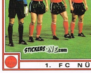 Sticker Mannschaft (3) - German Football Bundesliga 1981-1982 - Panini