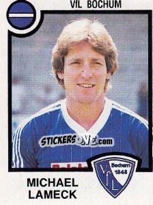 Figurina Michael Lameck - German Football Bundesliga 1983-1984 - Panini