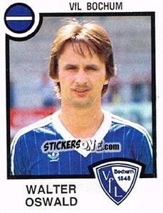 Sticker Walter Oswald - German Football Bundesliga 1983-1984 - Panini