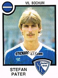 Cromo Stefan Pater - German Football Bundesliga 1983-1984 - Panini