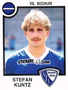 Sticker Stefan Kuntz - German Football Bundesliga 1983-1984 - Panini