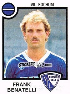 Cromo Frank Benatelli - German Football Bundesliga 1983-1984 - Panini