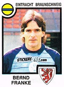 Cromo Bernd Franke - German Football Bundesliga 1983-1984 - Panini