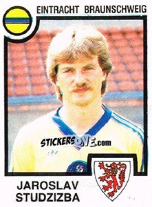 Cromo Jaroslav Studzizba - German Football Bundesliga 1983-1984 - Panini