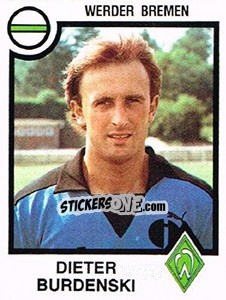 Figurina Dieter Burdenski - German Football Bundesliga 1983-1984 - Panini