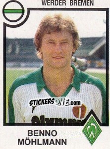 Cromo Benno Mohlmann - German Football Bundesliga 1983-1984 - Panini