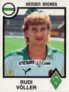 Figurina Rudi Voller - German Football Bundesliga 1983-1984 - Panini