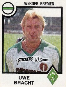 Cromo Uwe Bracht - German Football Bundesliga 1983-1984 - Panini